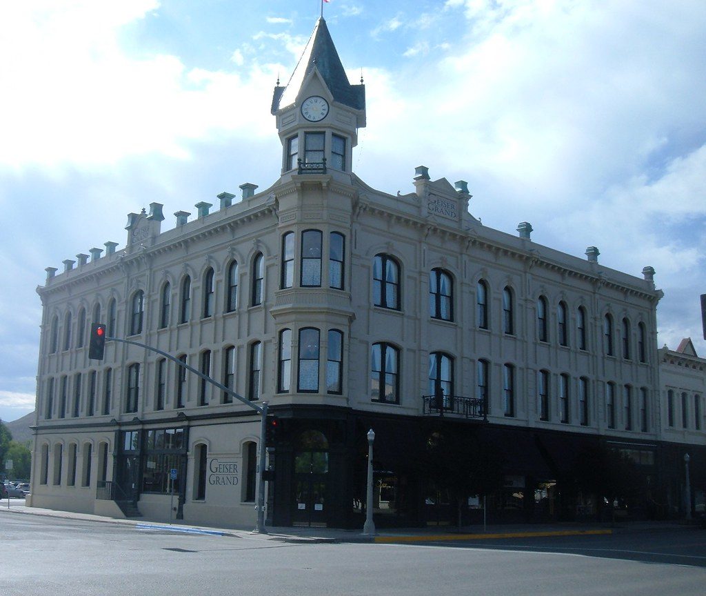 The Geiser Grand Hotel in downtown Baker City, Oregon
